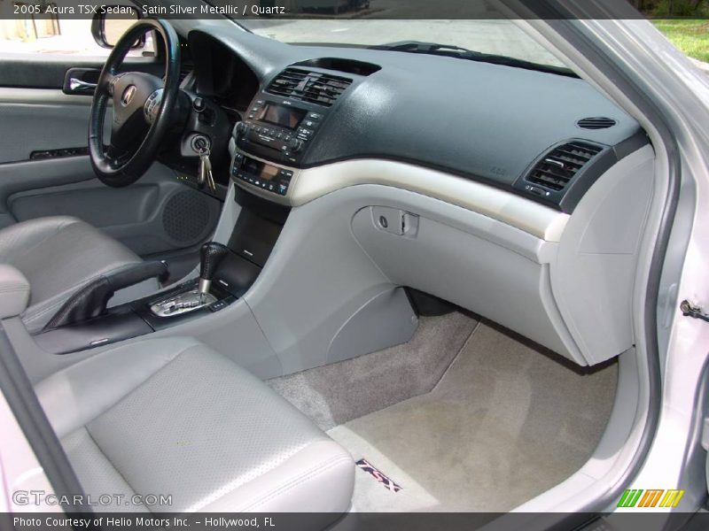 Satin Silver Metallic / Quartz 2005 Acura TSX Sedan