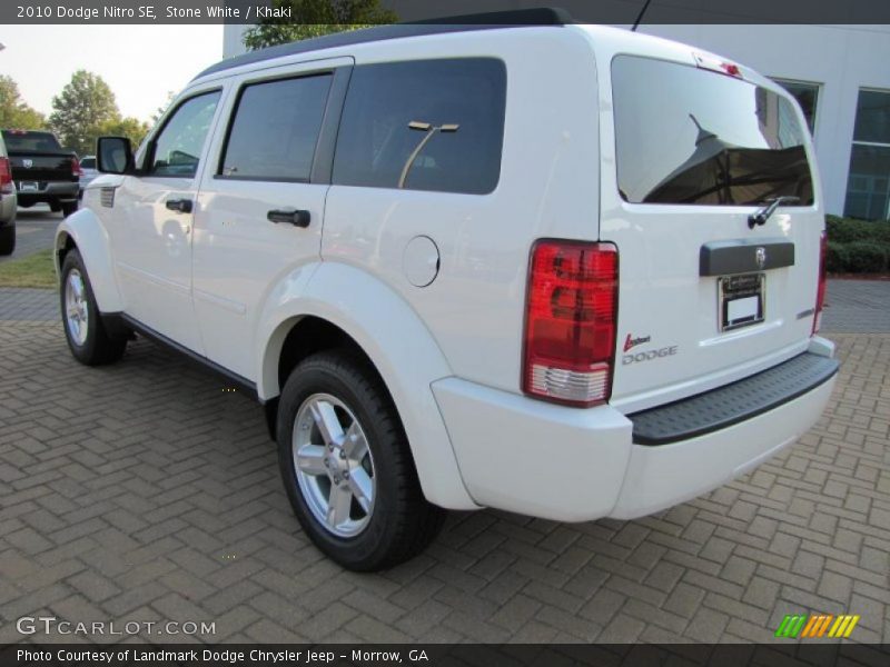 Stone White / Khaki 2010 Dodge Nitro SE