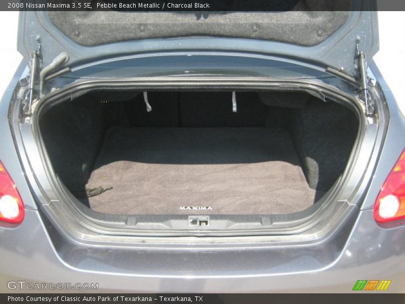 Pebble Beach Metallic / Charcoal Black 2008 Nissan Maxima 3.5 SE