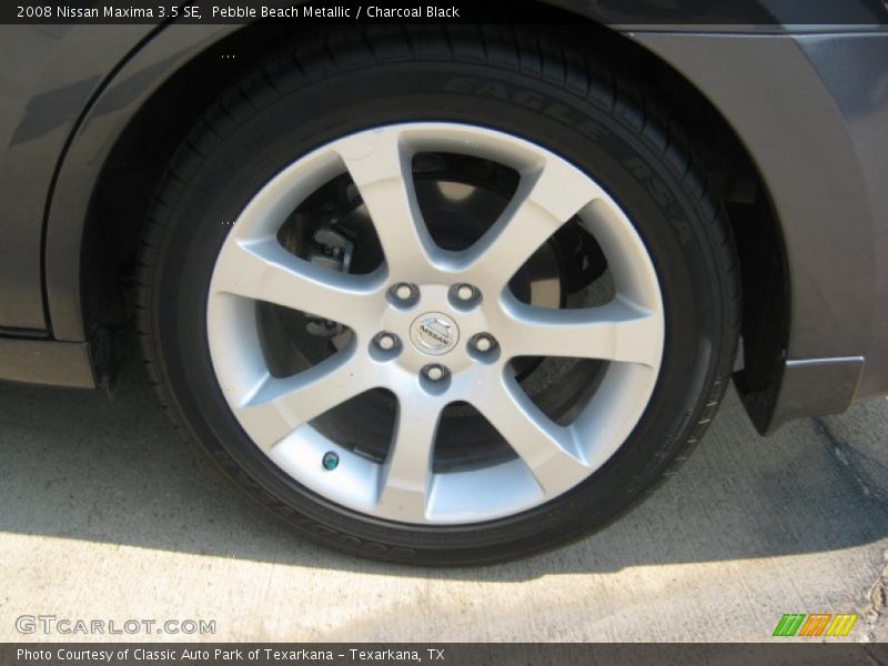 Pebble Beach Metallic / Charcoal Black 2008 Nissan Maxima 3.5 SE