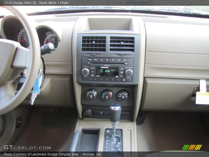 Stone White / Khaki 2010 Dodge Nitro SE