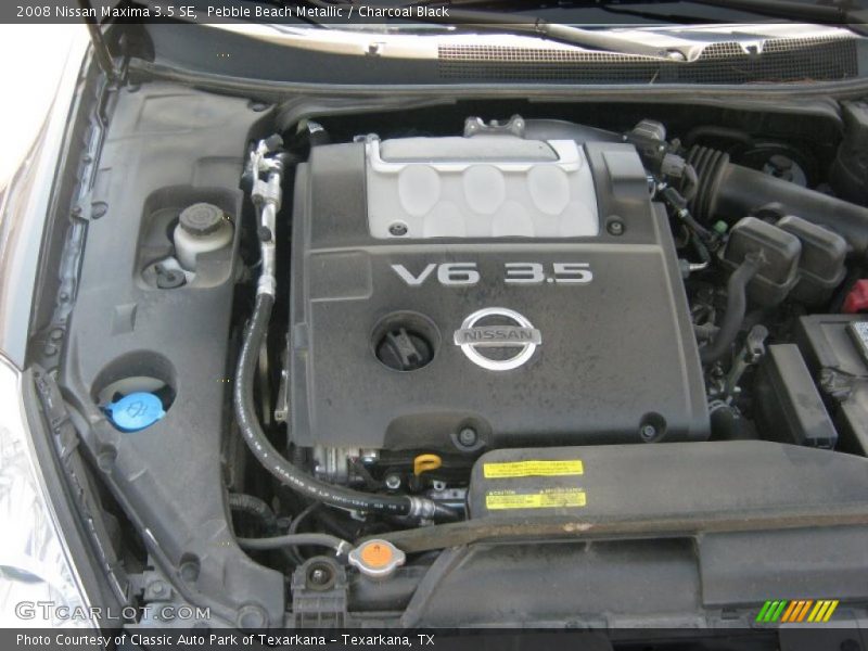 Pebble Beach Metallic / Charcoal Black 2008 Nissan Maxima 3.5 SE