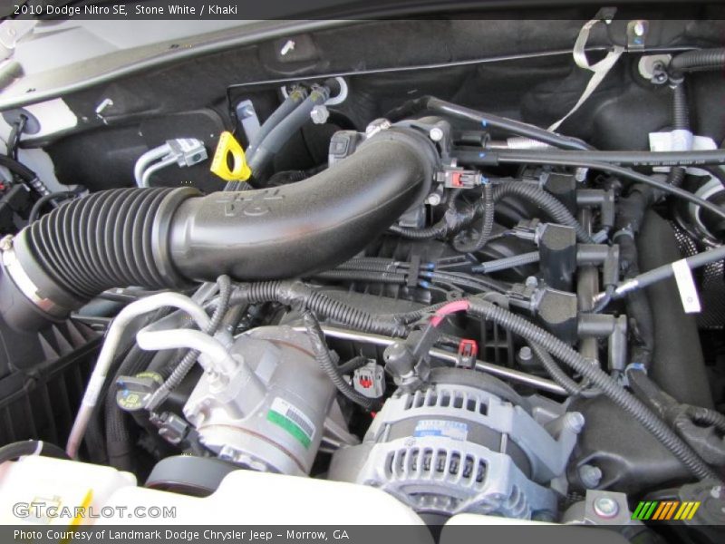 Stone White / Khaki 2010 Dodge Nitro SE