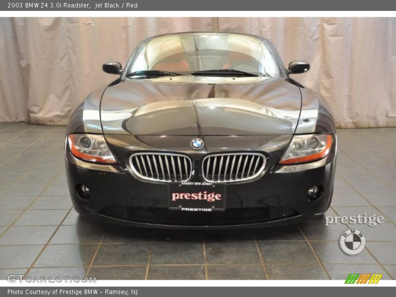 Jet Black / Red 2003 BMW Z4 3.0i Roadster