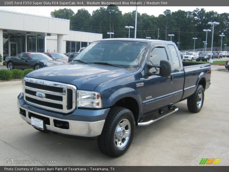 Medium Wedgewood Blue Metallic / Medium Flint 2005 Ford F350 Super Duty FX4 SuperCab 4x4