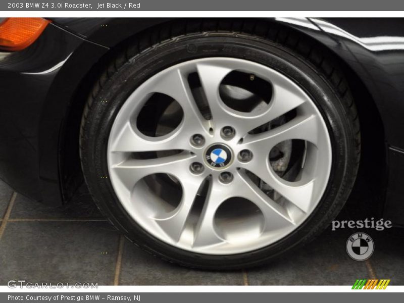 Jet Black / Red 2003 BMW Z4 3.0i Roadster