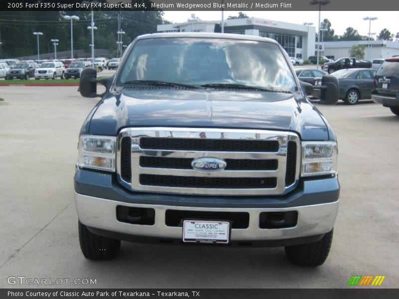 Medium Wedgewood Blue Metallic / Medium Flint 2005 Ford F350 Super Duty FX4 SuperCab 4x4