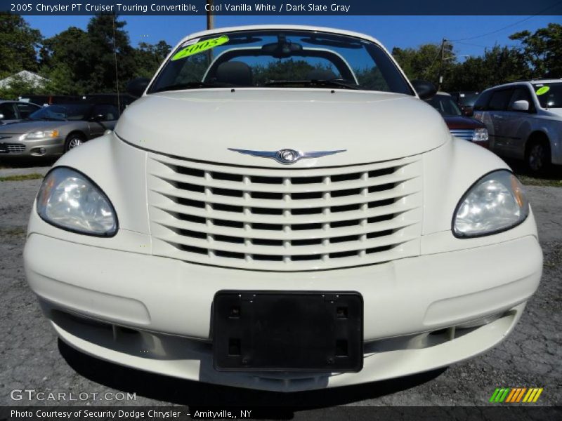 Cool Vanilla White / Dark Slate Gray 2005 Chrysler PT Cruiser Touring Convertible