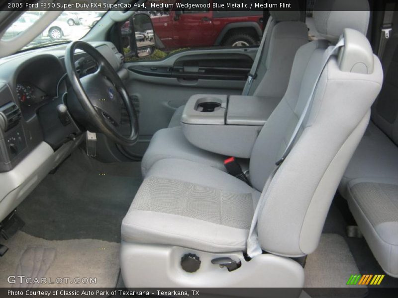 Medium Wedgewood Blue Metallic / Medium Flint 2005 Ford F350 Super Duty FX4 SuperCab 4x4