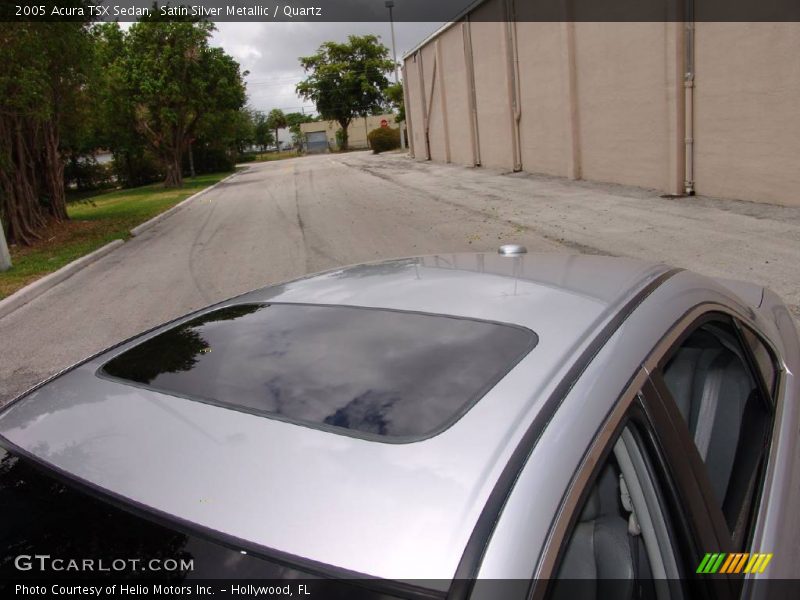 Satin Silver Metallic / Quartz 2005 Acura TSX Sedan