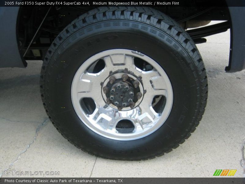 Medium Wedgewood Blue Metallic / Medium Flint 2005 Ford F350 Super Duty FX4 SuperCab 4x4