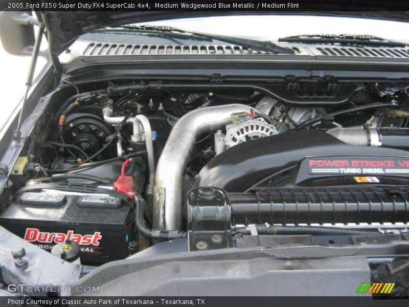 Medium Wedgewood Blue Metallic / Medium Flint 2005 Ford F350 Super Duty FX4 SuperCab 4x4