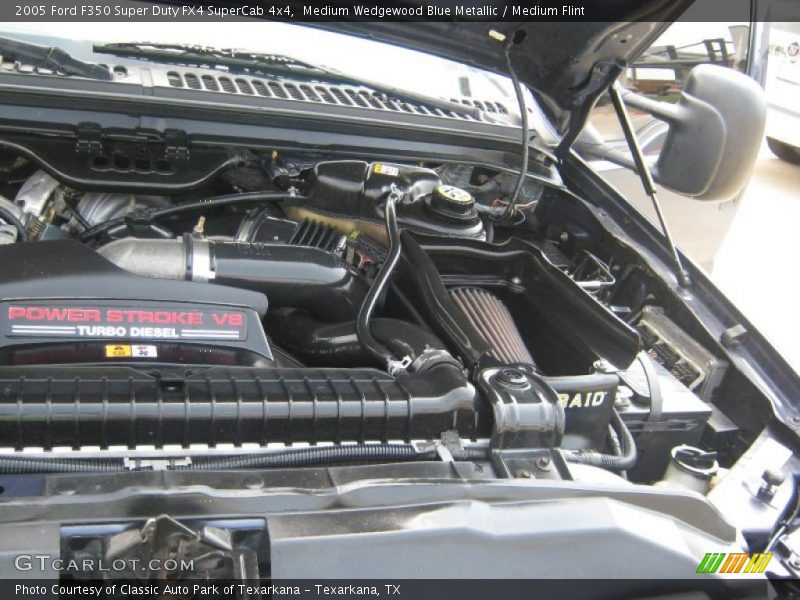 Medium Wedgewood Blue Metallic / Medium Flint 2005 Ford F350 Super Duty FX4 SuperCab 4x4