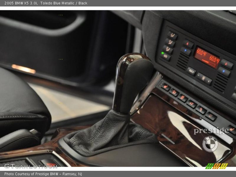 Toledo Blue Metallic / Black 2005 BMW X5 3.0i