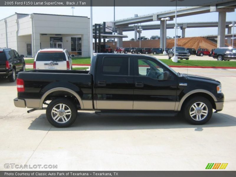 Black / Tan 2005 Ford F150 Lariat SuperCrew