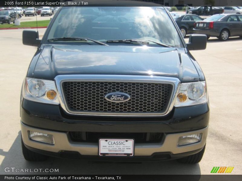 Black / Tan 2005 Ford F150 Lariat SuperCrew