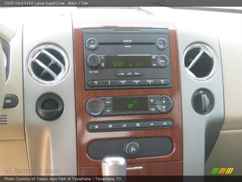 Black / Tan 2005 Ford F150 Lariat SuperCrew