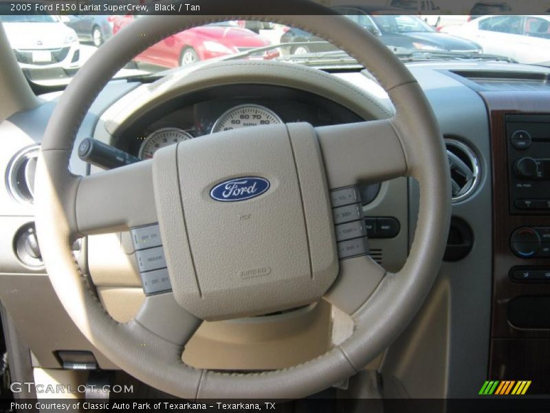 Black / Tan 2005 Ford F150 Lariat SuperCrew