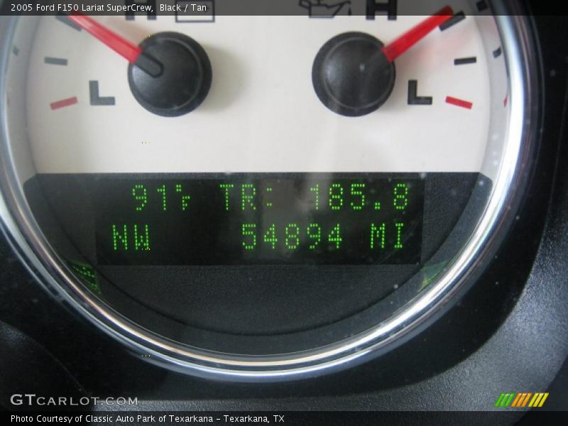 Black / Tan 2005 Ford F150 Lariat SuperCrew