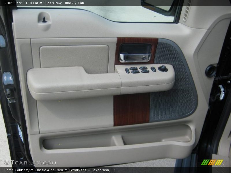 Black / Tan 2005 Ford F150 Lariat SuperCrew