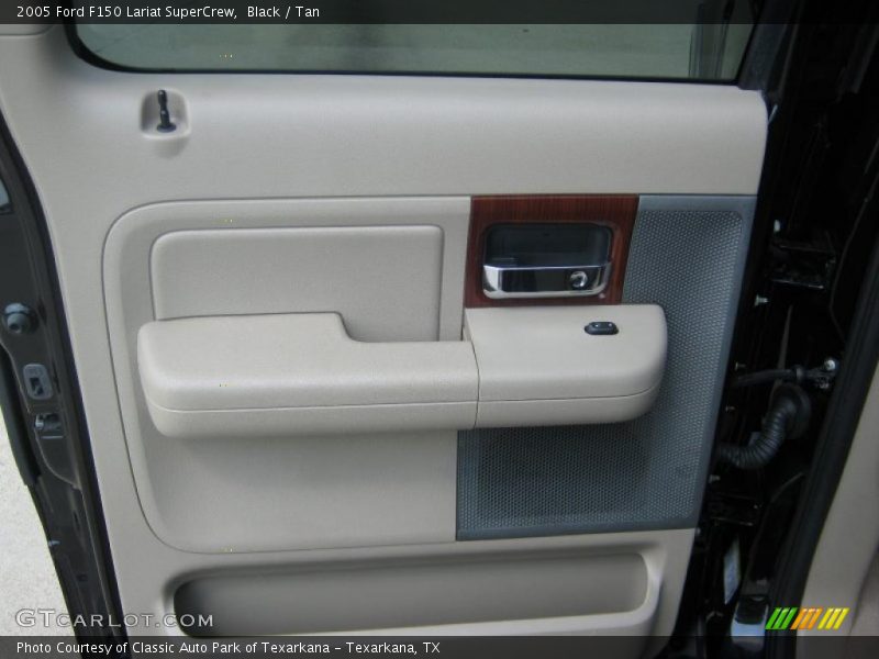 Black / Tan 2005 Ford F150 Lariat SuperCrew