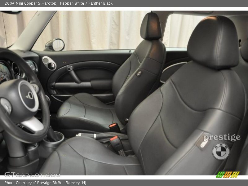 Pepper White / Panther Black 2004 Mini Cooper S Hardtop