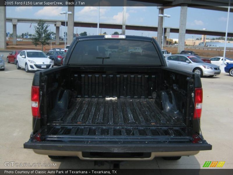 Black / Tan 2005 Ford F150 Lariat SuperCrew