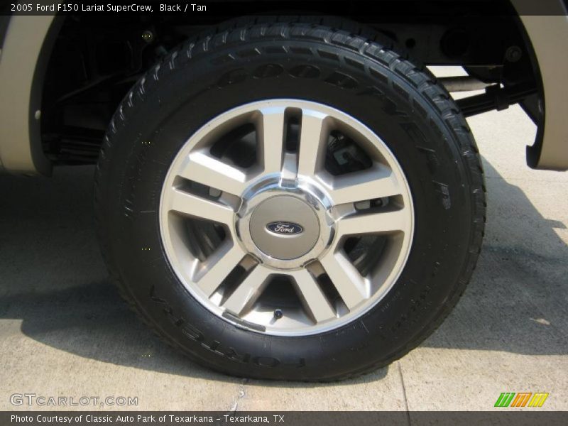 Black / Tan 2005 Ford F150 Lariat SuperCrew