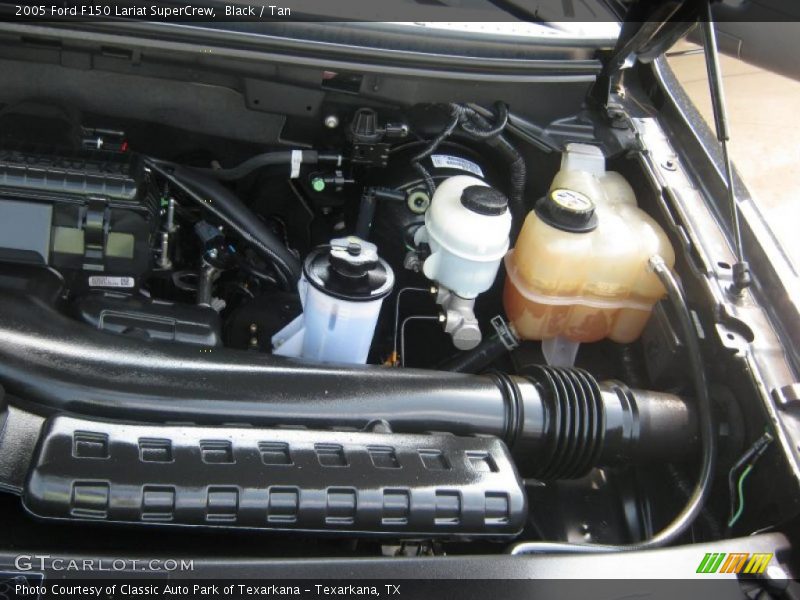 Black / Tan 2005 Ford F150 Lariat SuperCrew