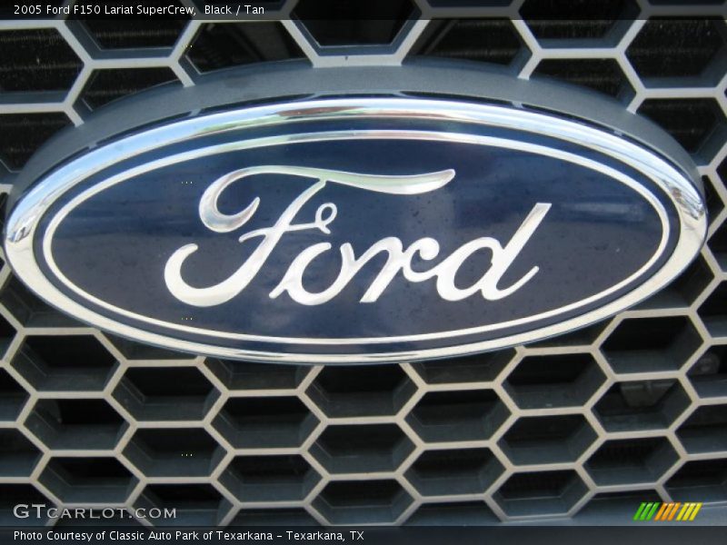 Black / Tan 2005 Ford F150 Lariat SuperCrew