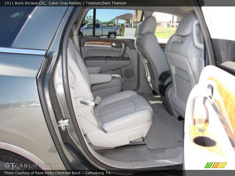 Cyber Gray Metallic / Titanium/Dark Titanium 2011 Buick Enclave CXL