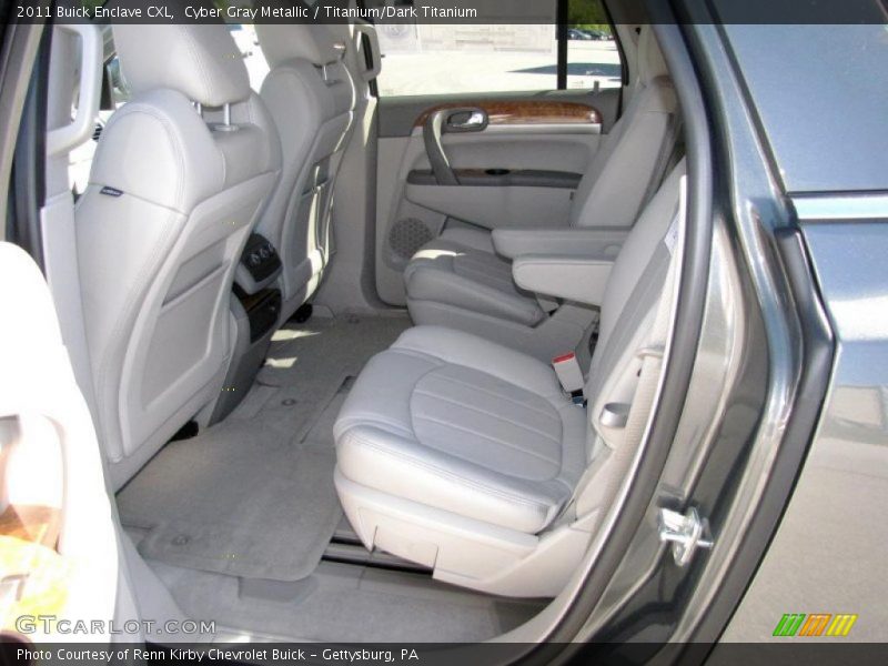 Cyber Gray Metallic / Titanium/Dark Titanium 2011 Buick Enclave CXL