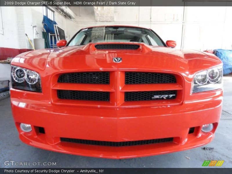HEMI Orange Pearl / Dark Slate Gray 2009 Dodge Charger SRT-8 Super Bee