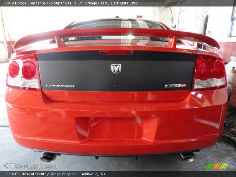 HEMI Orange Pearl / Dark Slate Gray 2009 Dodge Charger SRT-8 Super Bee
