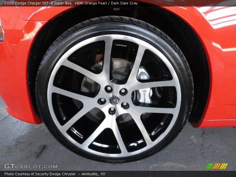 HEMI Orange Pearl / Dark Slate Gray 2009 Dodge Charger SRT-8 Super Bee