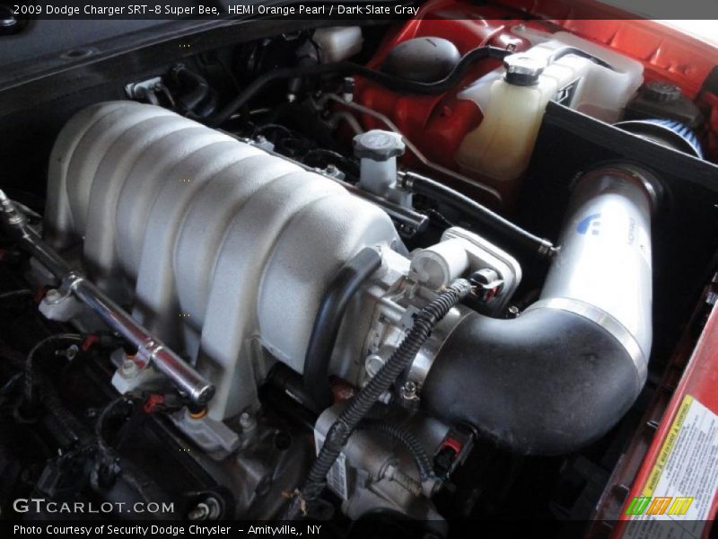 HEMI Orange Pearl / Dark Slate Gray 2009 Dodge Charger SRT-8 Super Bee