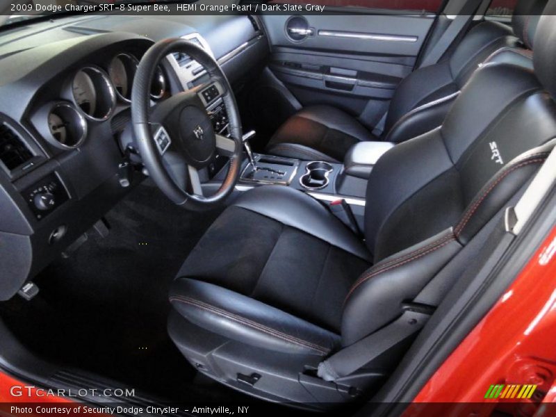 HEMI Orange Pearl / Dark Slate Gray 2009 Dodge Charger SRT-8 Super Bee