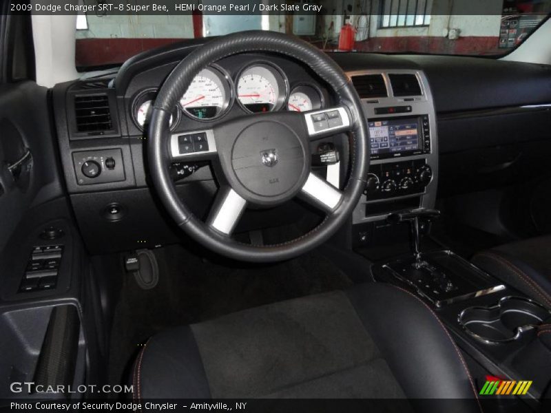HEMI Orange Pearl / Dark Slate Gray 2009 Dodge Charger SRT-8 Super Bee