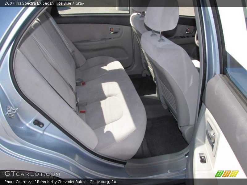 Ice Blue / Gray 2007 Kia Spectra EX Sedan