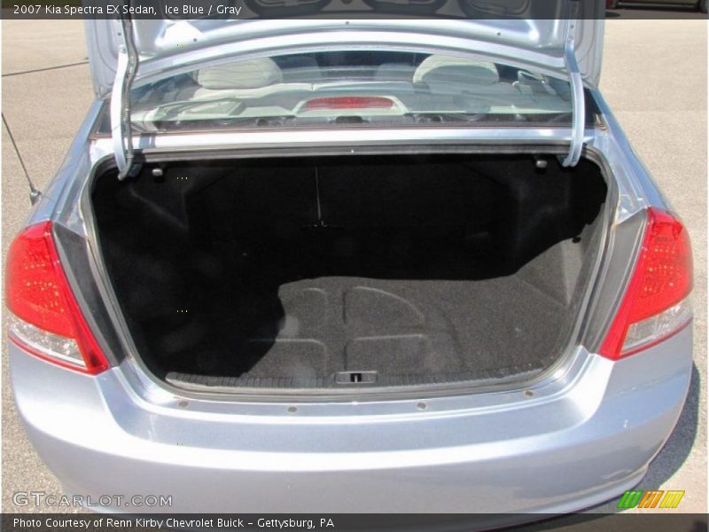 Ice Blue / Gray 2007 Kia Spectra EX Sedan