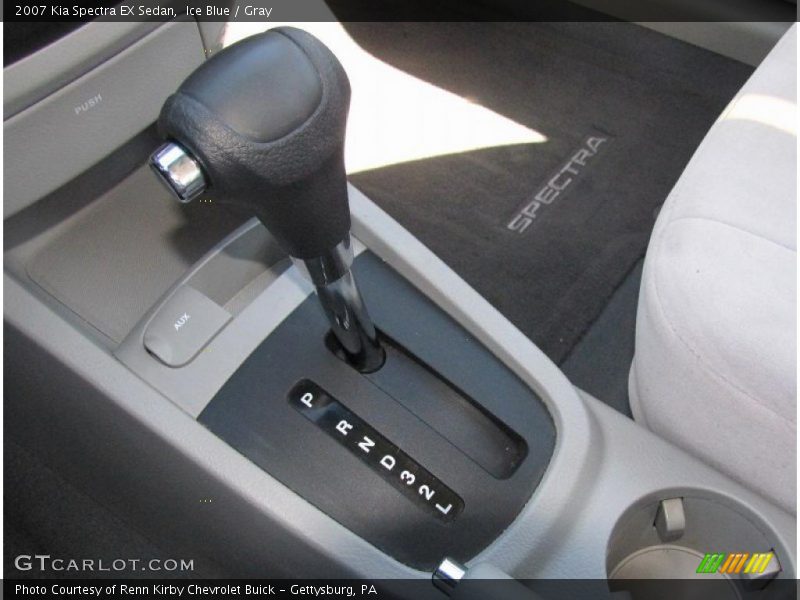 Ice Blue / Gray 2007 Kia Spectra EX Sedan