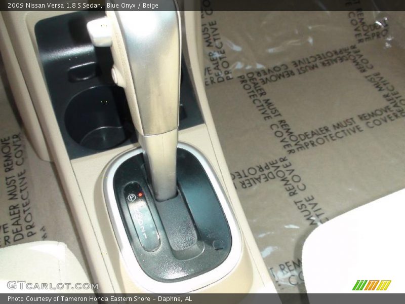 Blue Onyx / Beige 2009 Nissan Versa 1.8 S Sedan