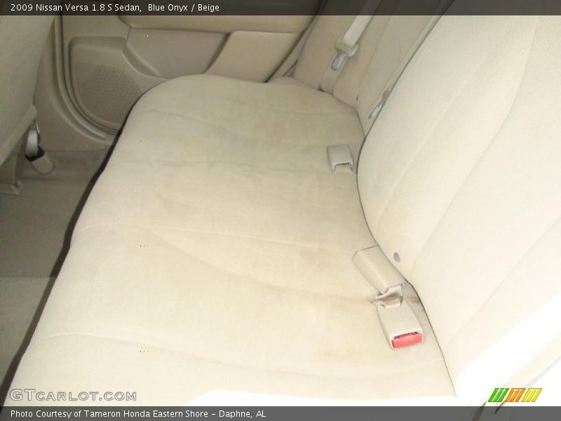 Blue Onyx / Beige 2009 Nissan Versa 1.8 S Sedan