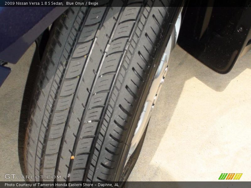 Blue Onyx / Beige 2009 Nissan Versa 1.8 S Sedan