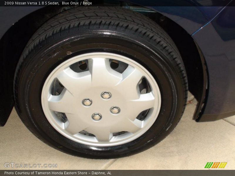 Blue Onyx / Beige 2009 Nissan Versa 1.8 S Sedan