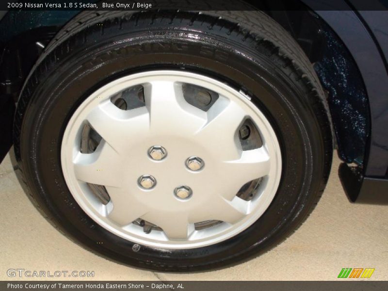 Blue Onyx / Beige 2009 Nissan Versa 1.8 S Sedan