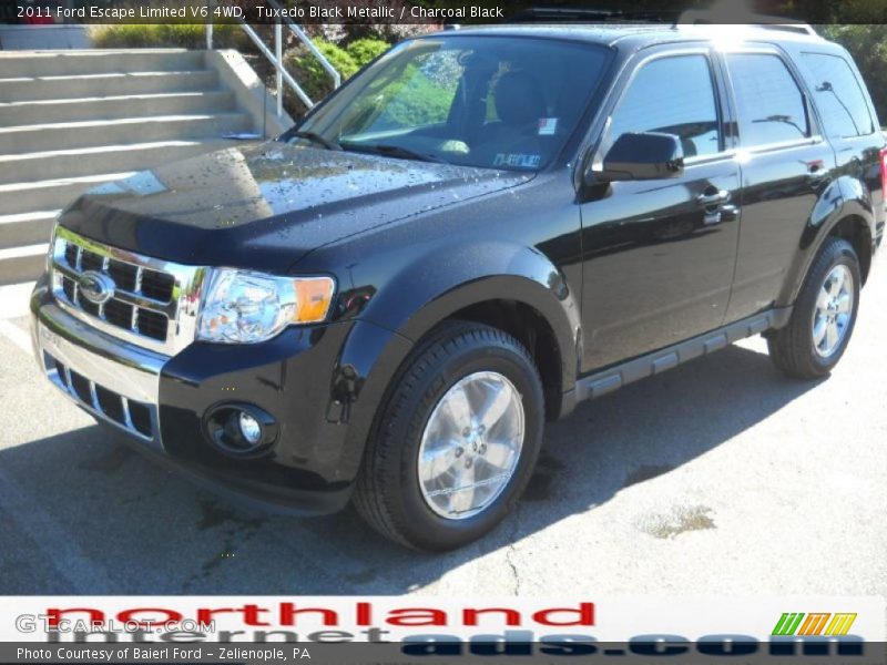 Tuxedo Black Metallic / Charcoal Black 2011 Ford Escape Limited V6 4WD
