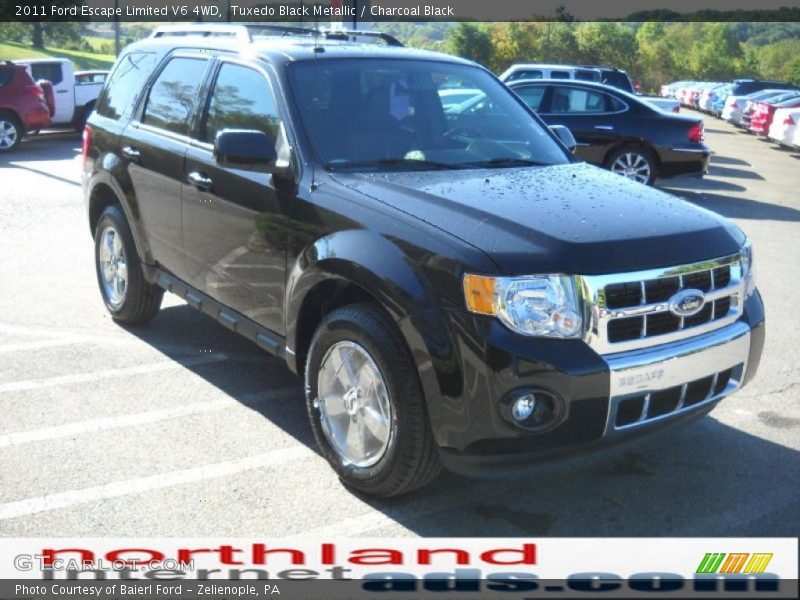 Tuxedo Black Metallic / Charcoal Black 2011 Ford Escape Limited V6 4WD