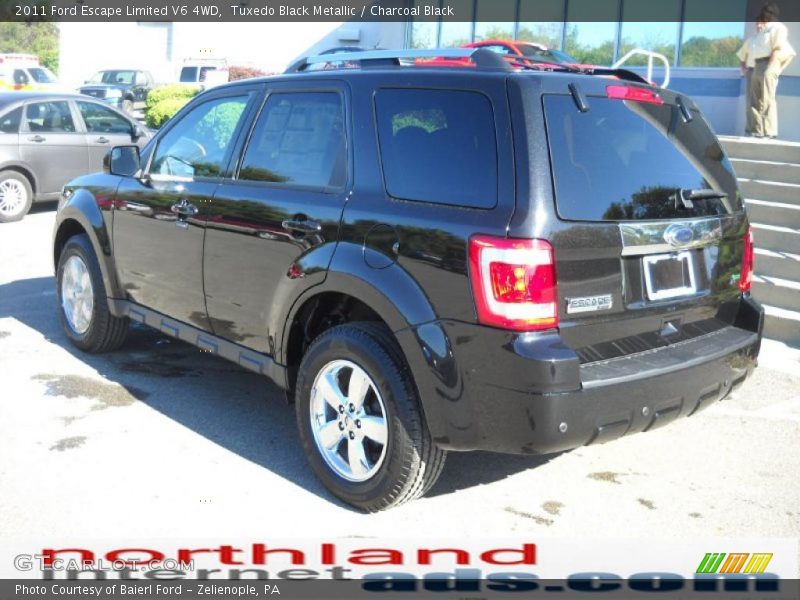 Tuxedo Black Metallic / Charcoal Black 2011 Ford Escape Limited V6 4WD