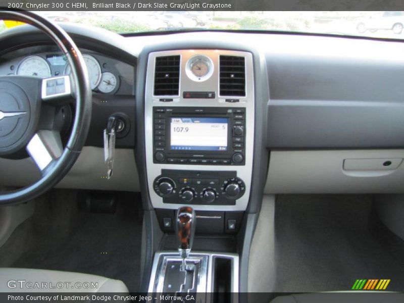 Brilliant Black / Dark Slate Gray/Light Graystone 2007 Chrysler 300 C HEMI
